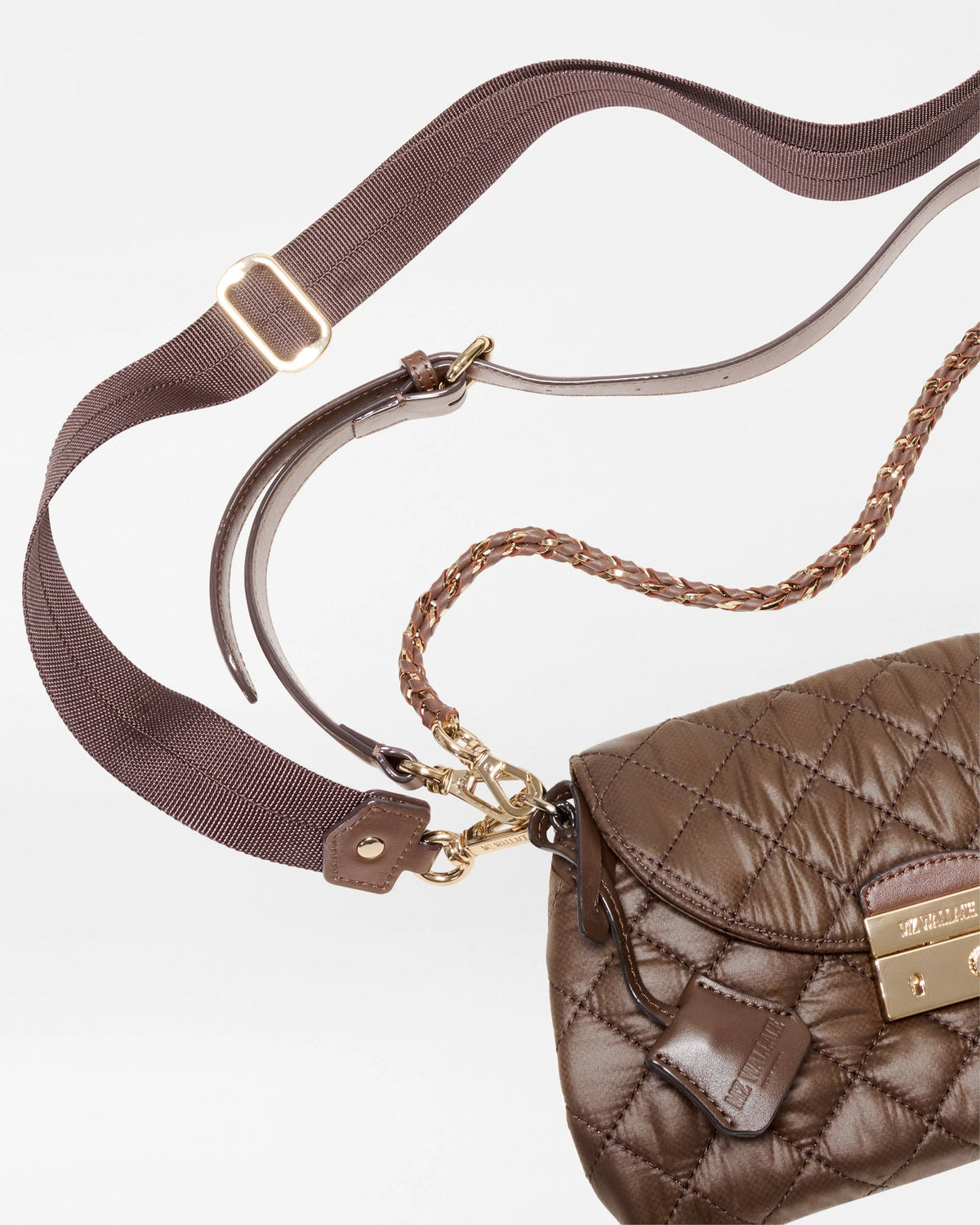 Walnut Brown Mini Crosby Lock Shoulder