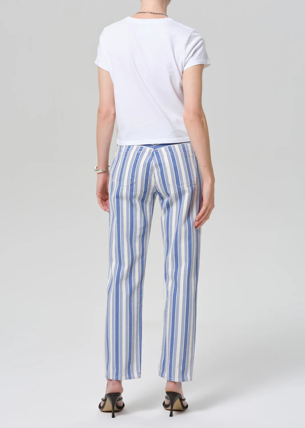 Anissa Straight Leg In Mar Stripe