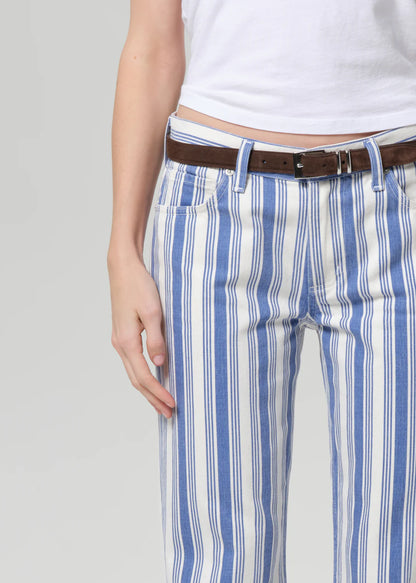 Anissa Straight Leg In Mar Stripe