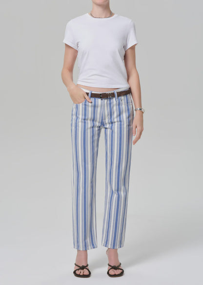 Anissa Straight Leg In Mar Stripe