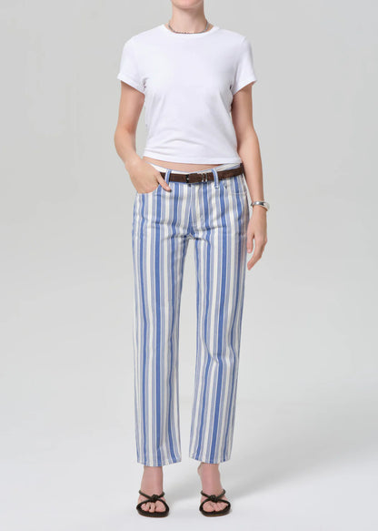 Anissa Straight Leg In Mar Stripe