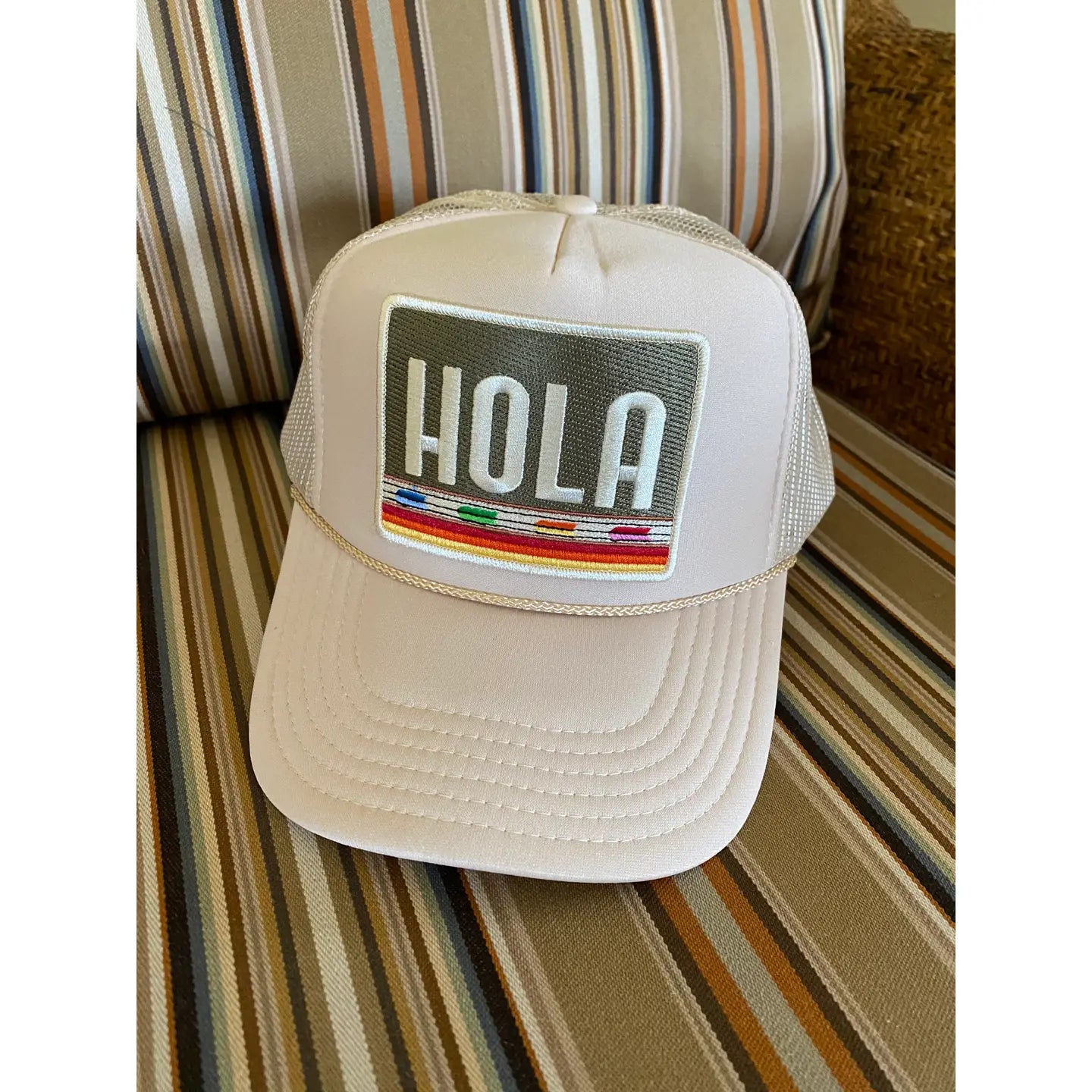 Hola Trucker Hat - Cream