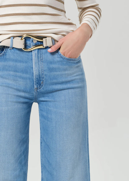 Lyra Wide Leg Crop Clean Hem In Andante