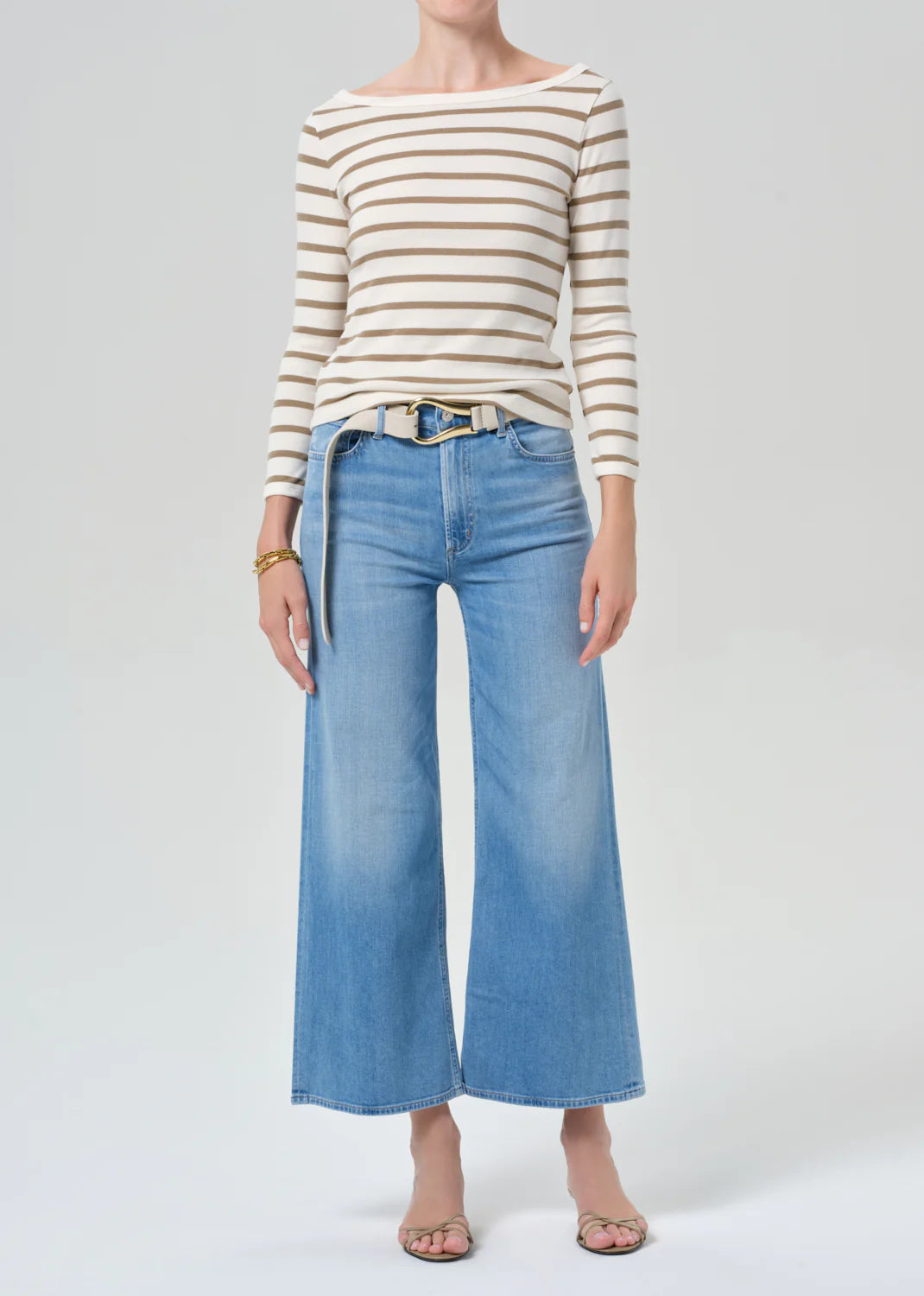 Lyra Wide Leg Crop Clean Hem In Andante