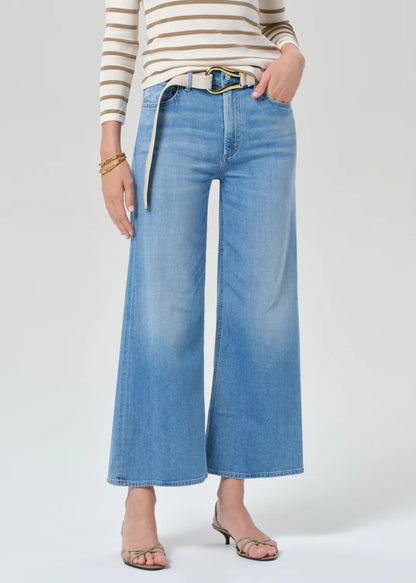 Lyra Wide Leg Crop Clean Hem In Andante