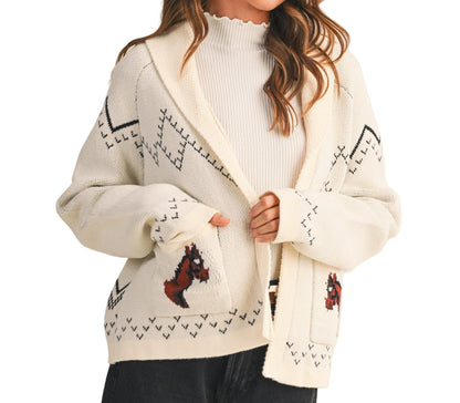 Willa Horse Cardigan