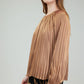 Pleated Shimmer Blouse