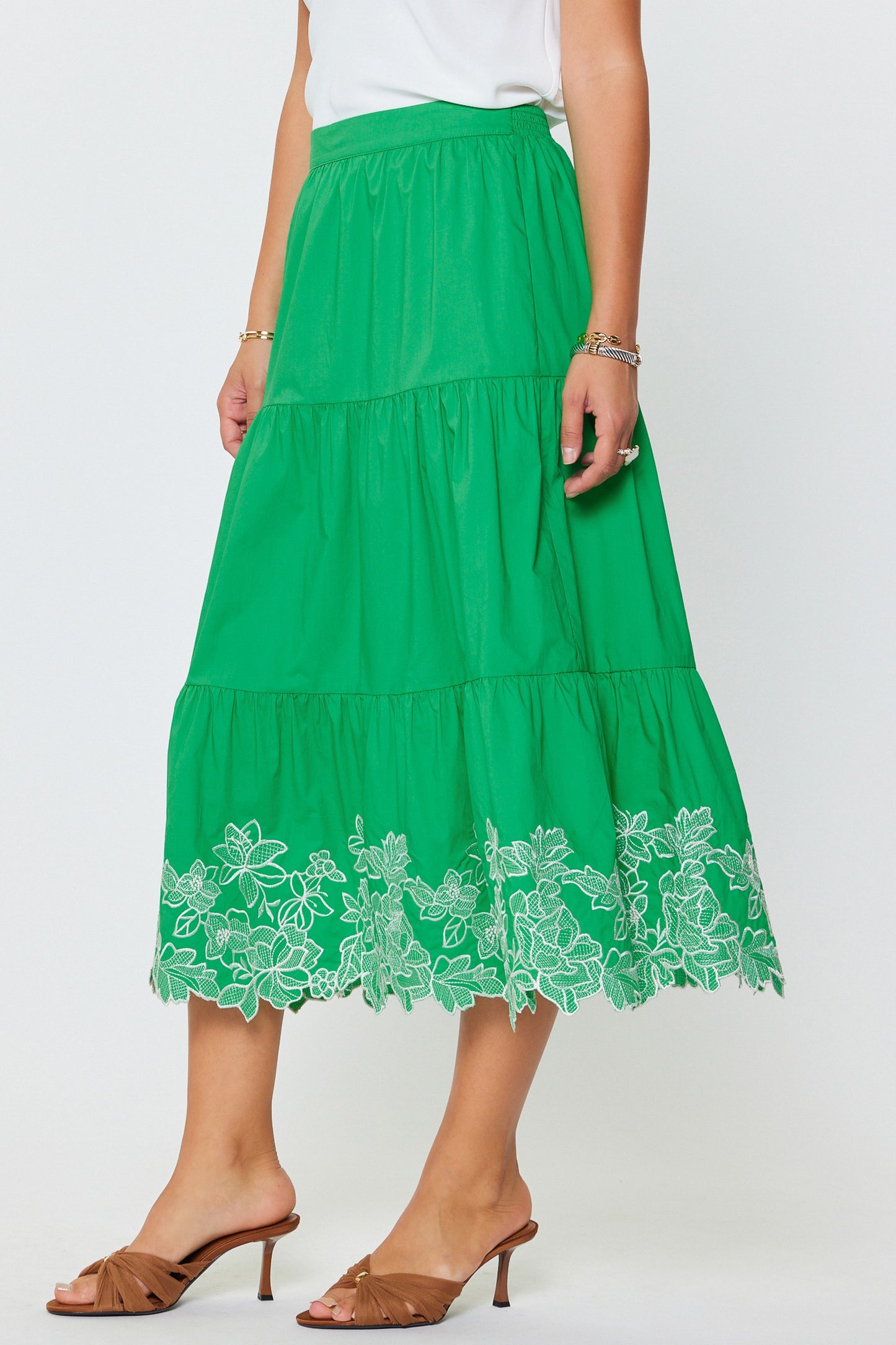 Clover Lane Midi Skirt