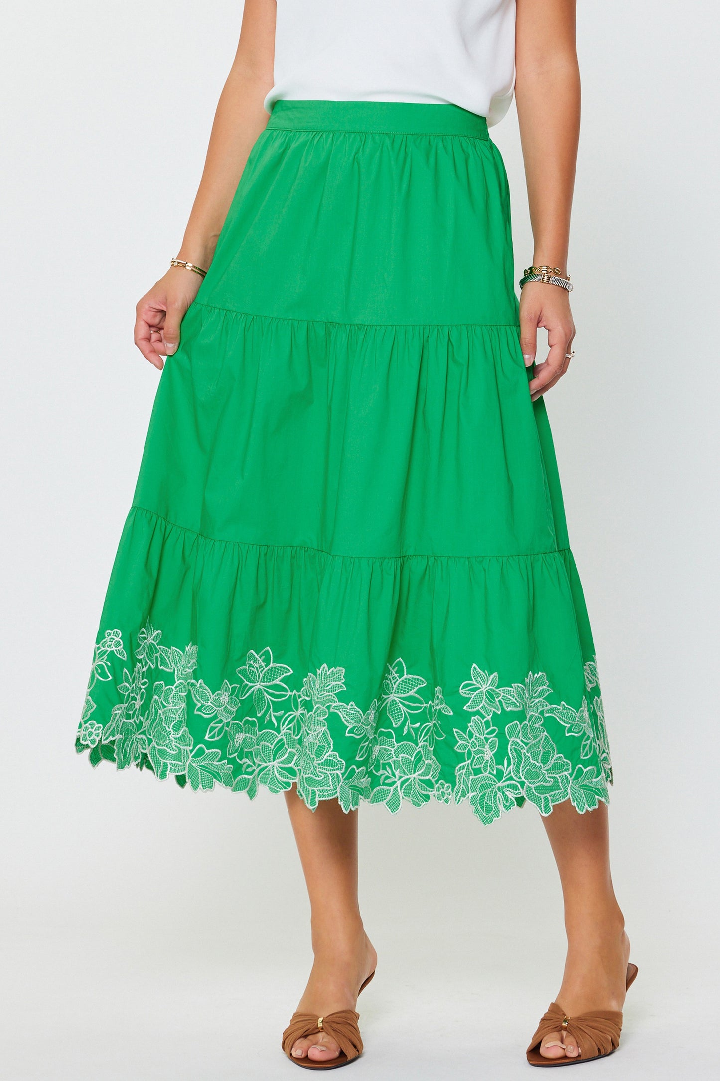 Clover Lane Midi Skirt