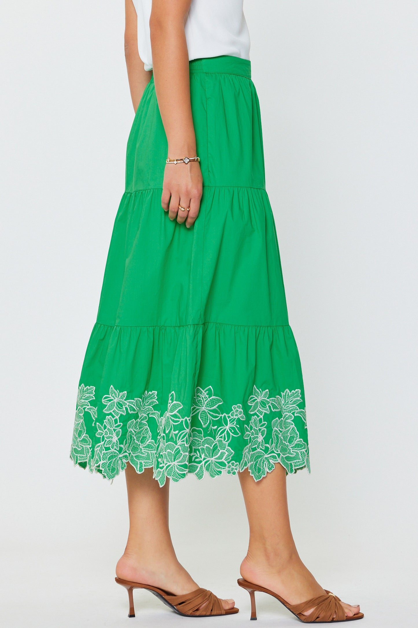 Clover Lane Midi Skirt