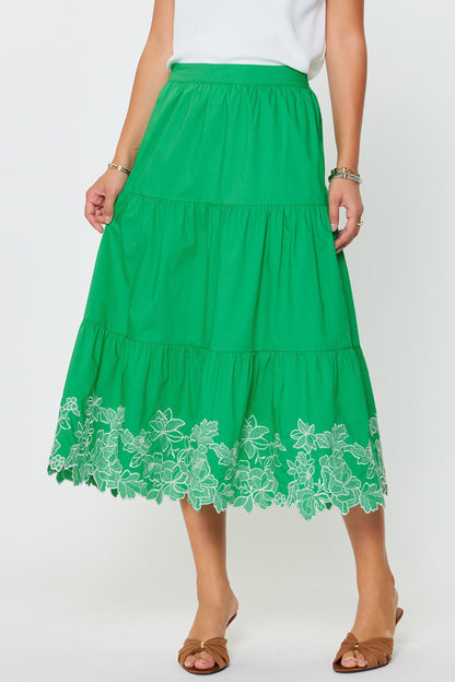 Clover Lane Midi Skirt