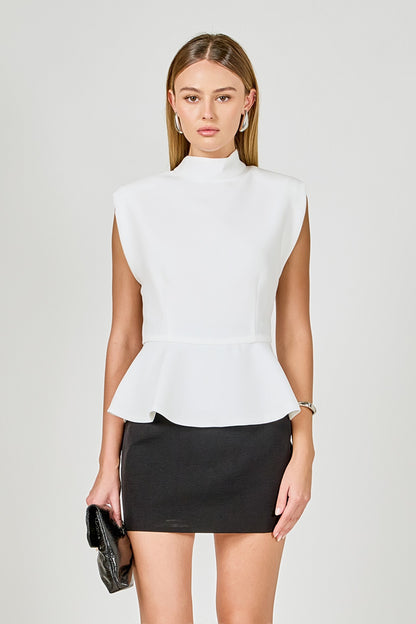 Michelle Mock Neck Top