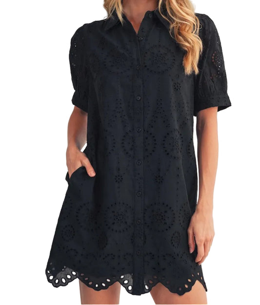 Estrella Eyelet Dress