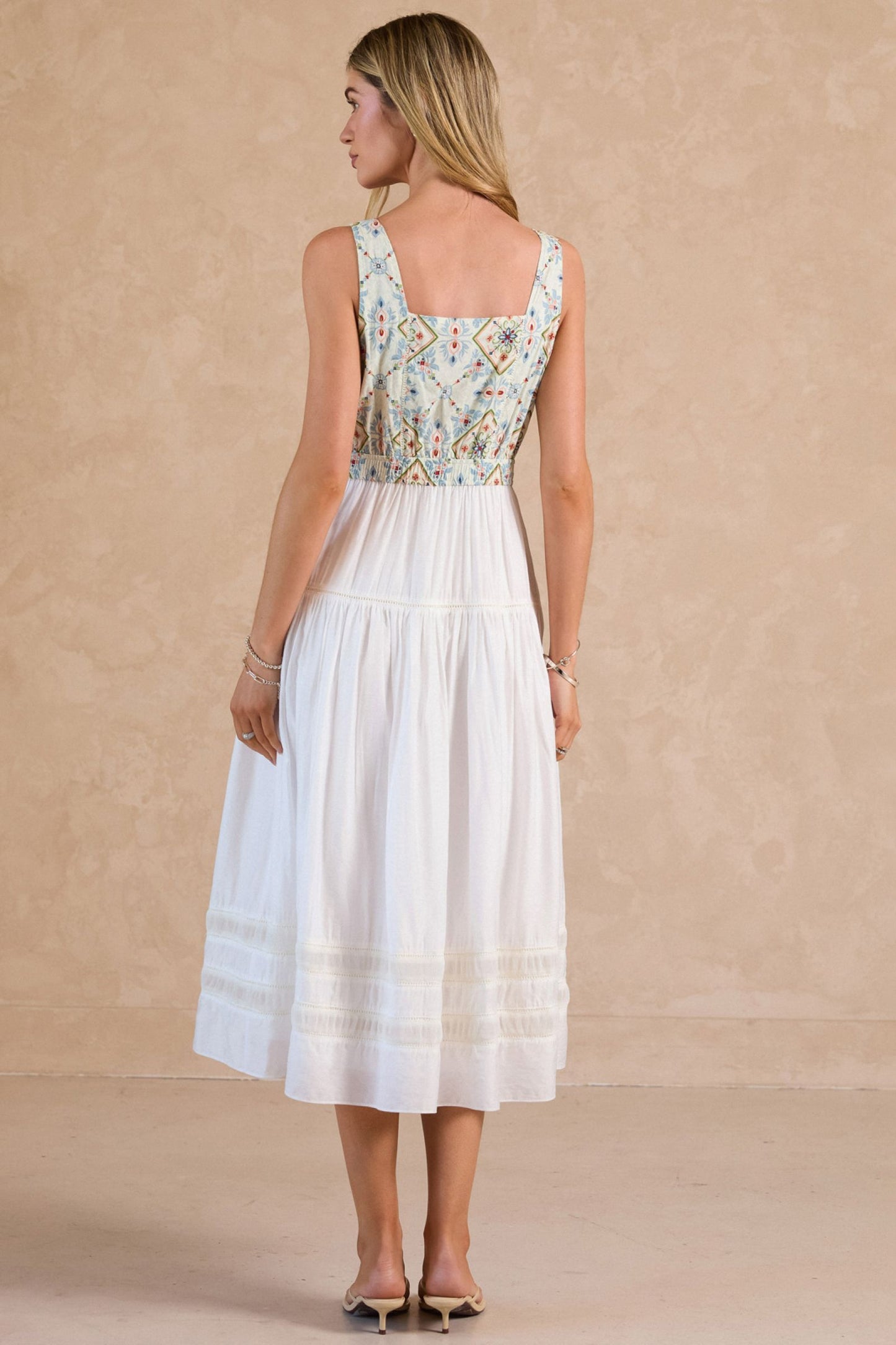 Zoe Embroidered Dress