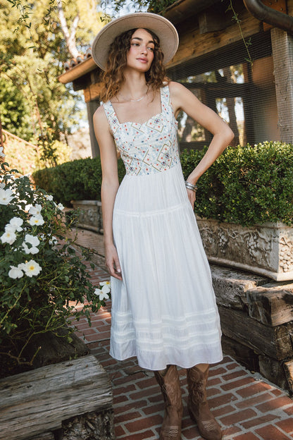 Zoe Embroidered Dress