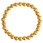 Georgia - 8mm Gold Beaded Bracelet