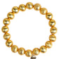 Georgia - 10mm Gold Beaded Bracelet