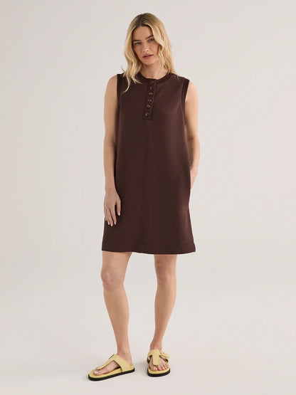 Elba Tank Mini Dress - Coffee Bean