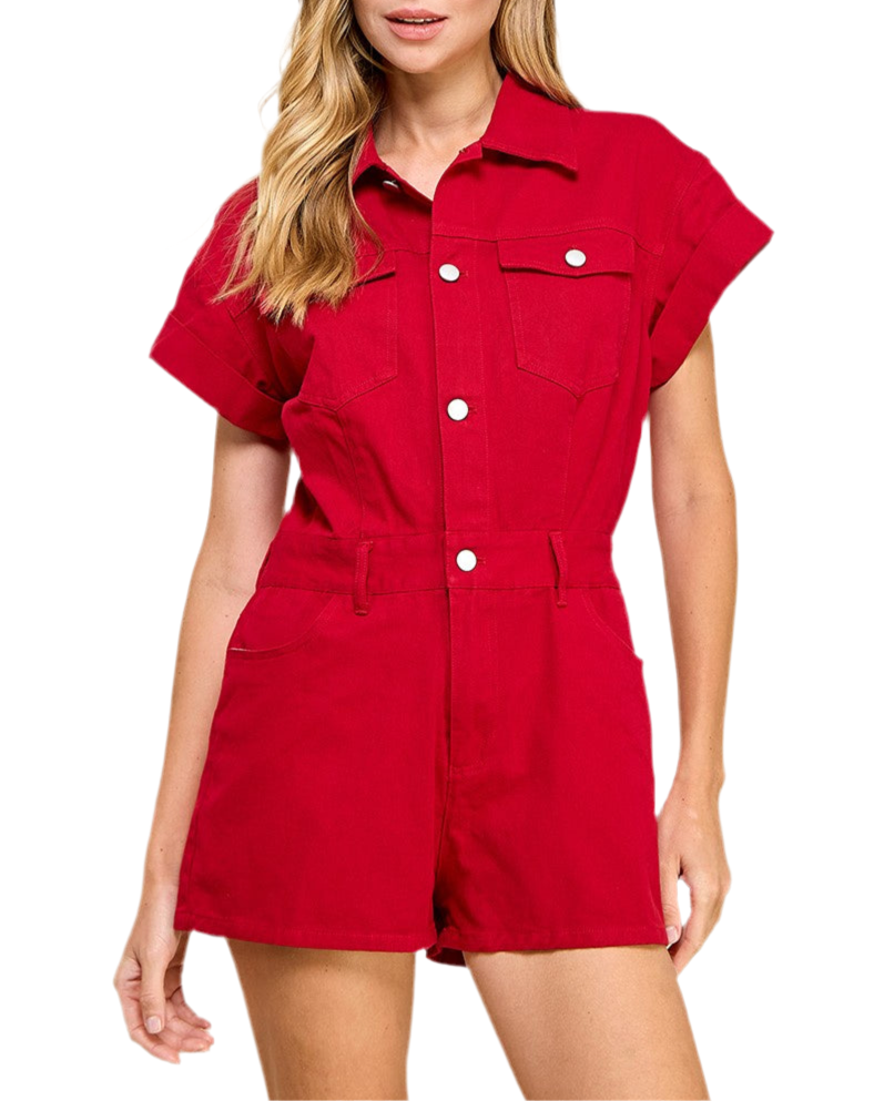 Crimson Romper