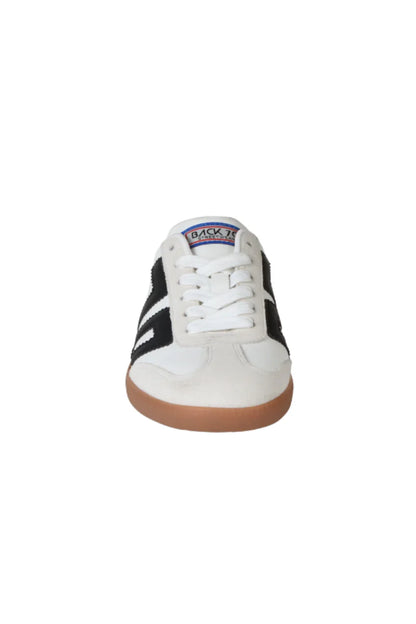 Easter Backless Sneaker - White Black