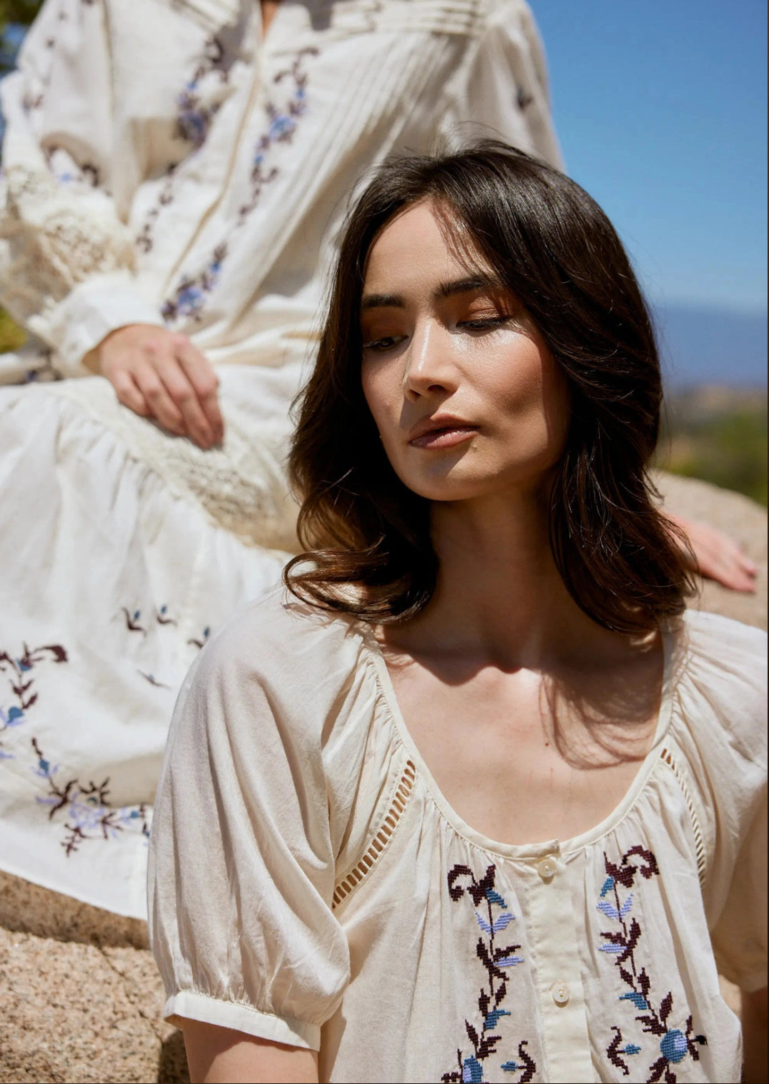 Adeline Blouse - Ivory