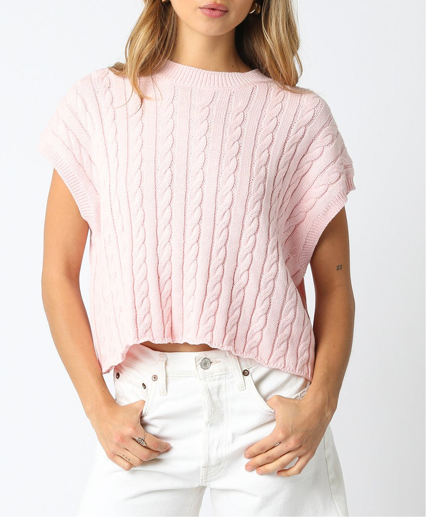 Addison Sweater - Blush