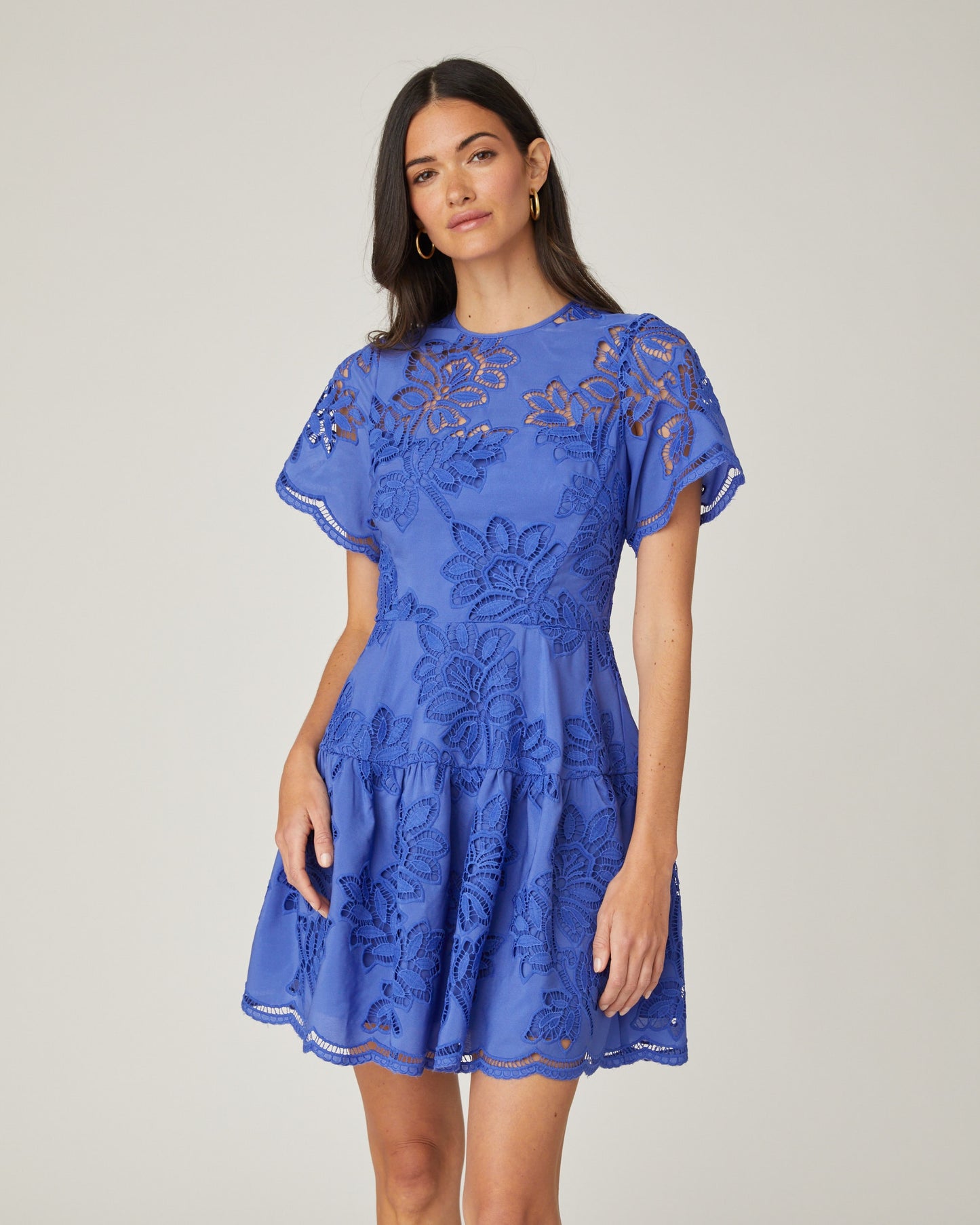 Petra Eyelet Embroidered Dress