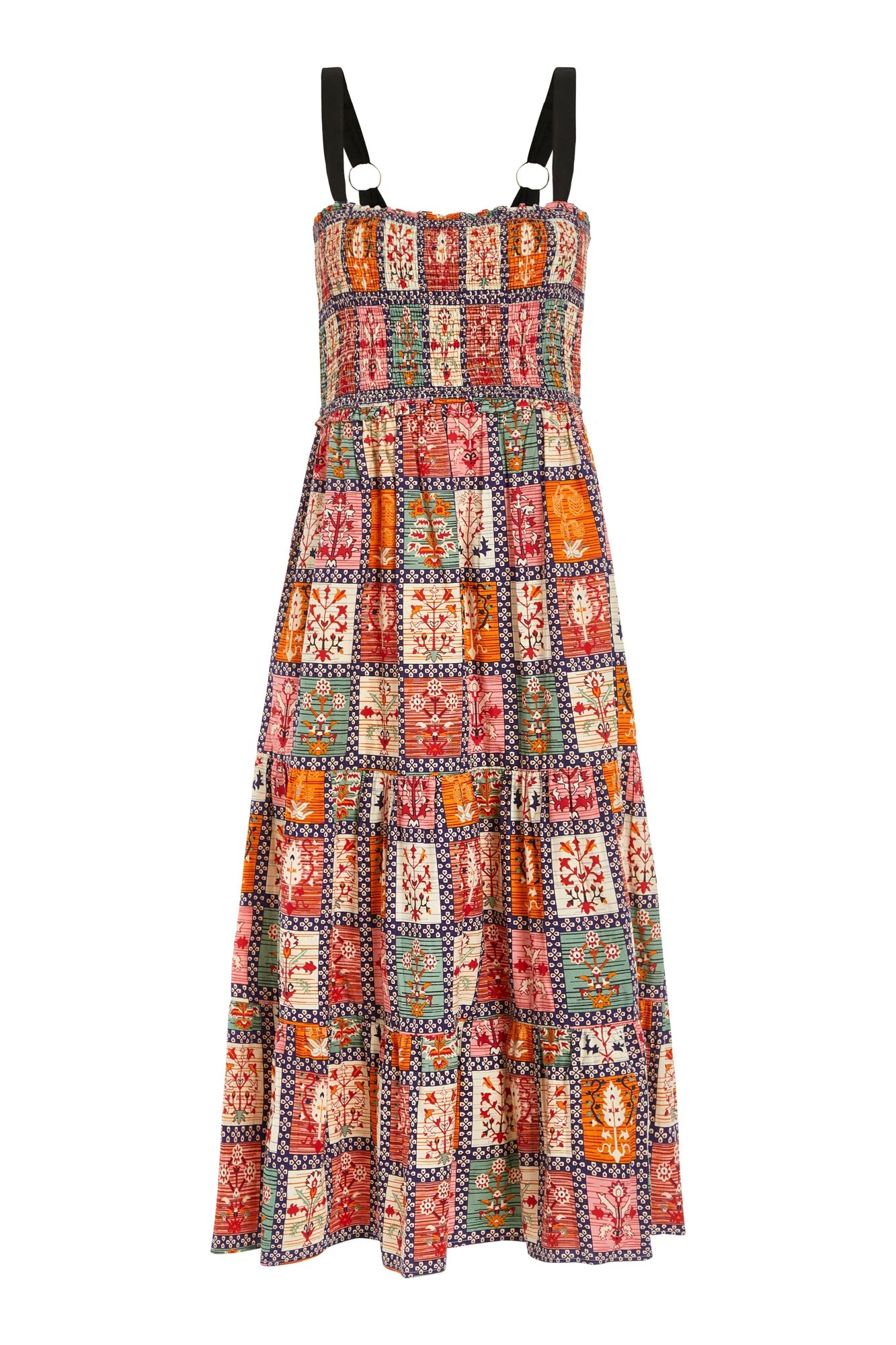 Milly Dress - Harvest Grid