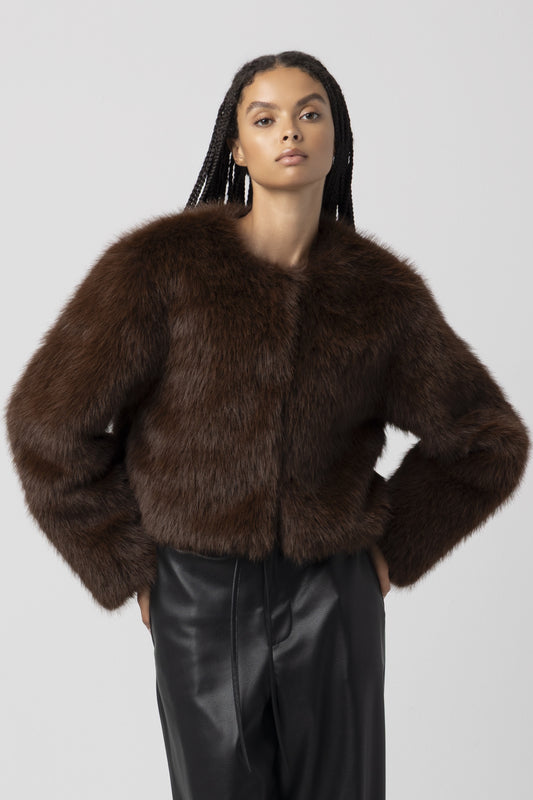 Gala Affair Faux Fur Jacket