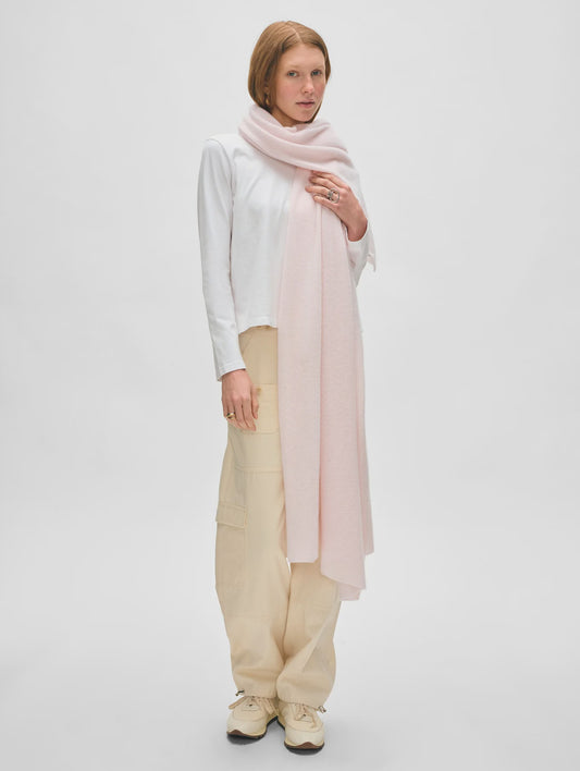 Cashmere Travel Wrap - Pink Sand