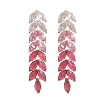 Pink Holiday Ombre Earrings