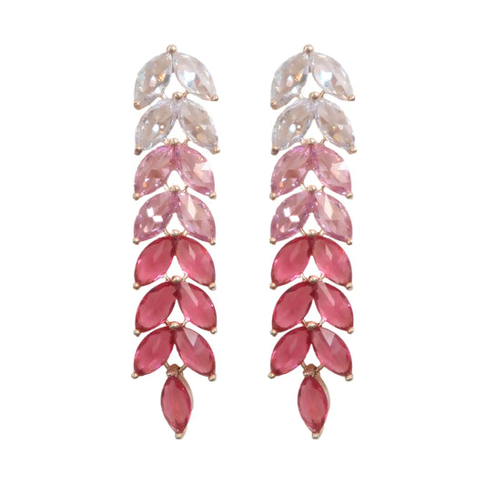 Pink Holiday Ombre Earrings