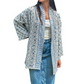 James Blanket Jacket - Blue