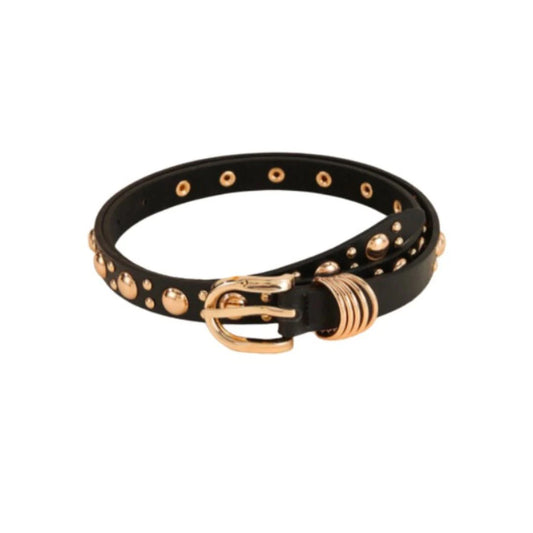 Bella Belt - Black/Gold