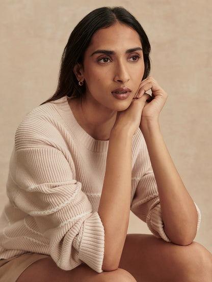 Meryl Stripe Knit Sweater