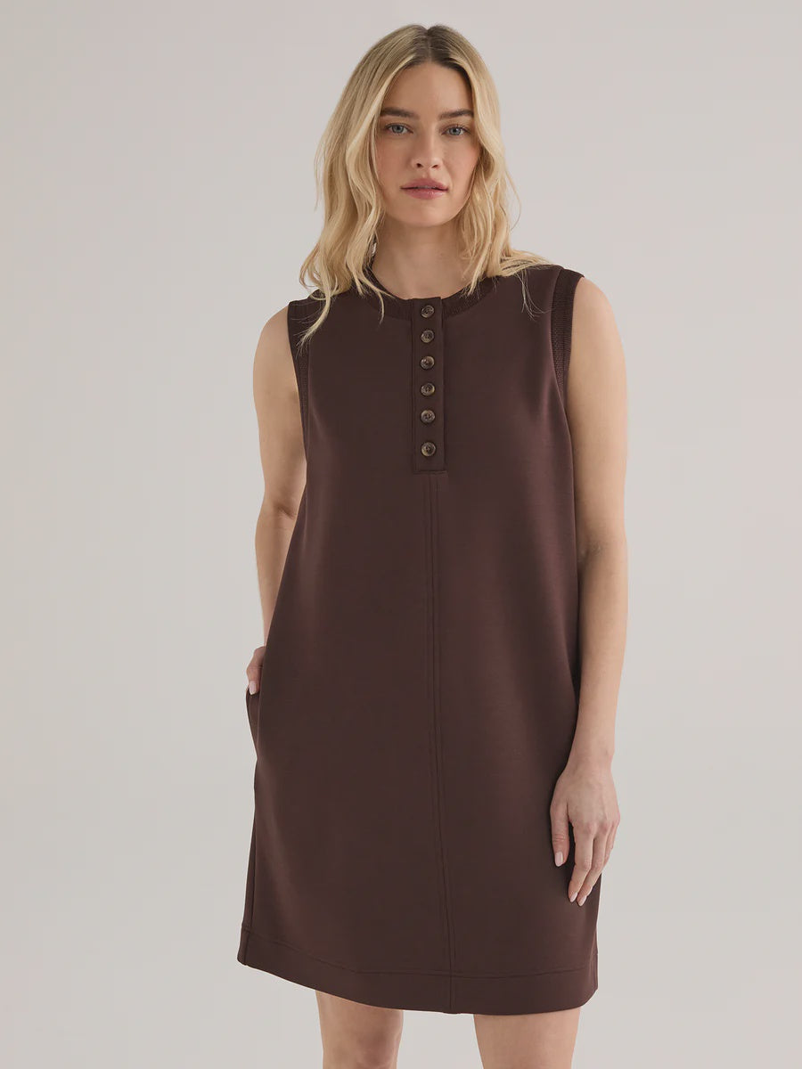 Elba Tank Mini Dress - Coffee Bean