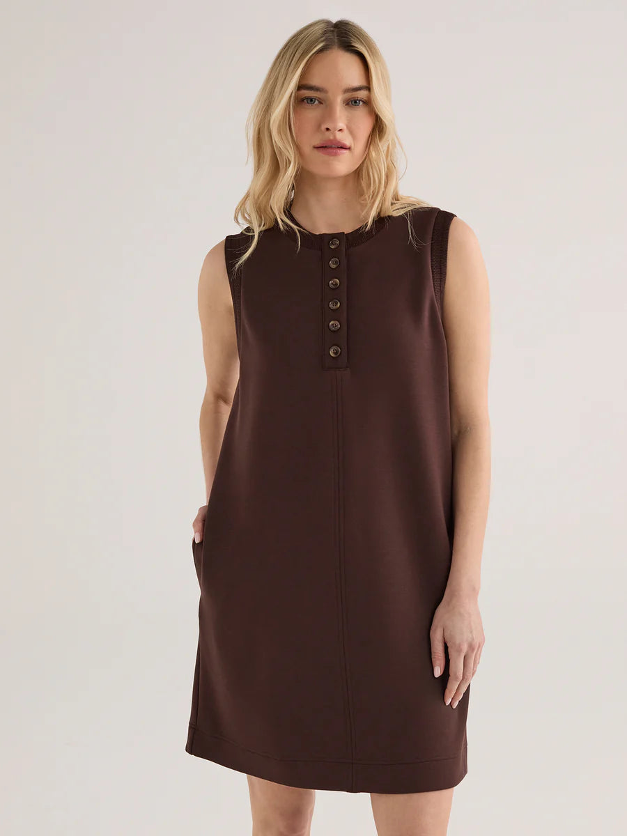 Elba Tank Mini Dress - Coffee Bean