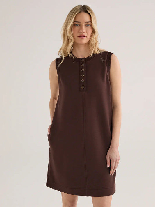Elba Tank Mini Dress - Coffee Bean