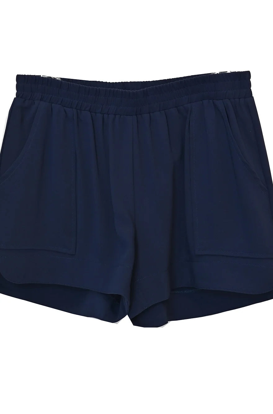Navy Pull-On Shorts