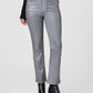 Claudine Flare Jean - Silver Shimmer Luxe Coating