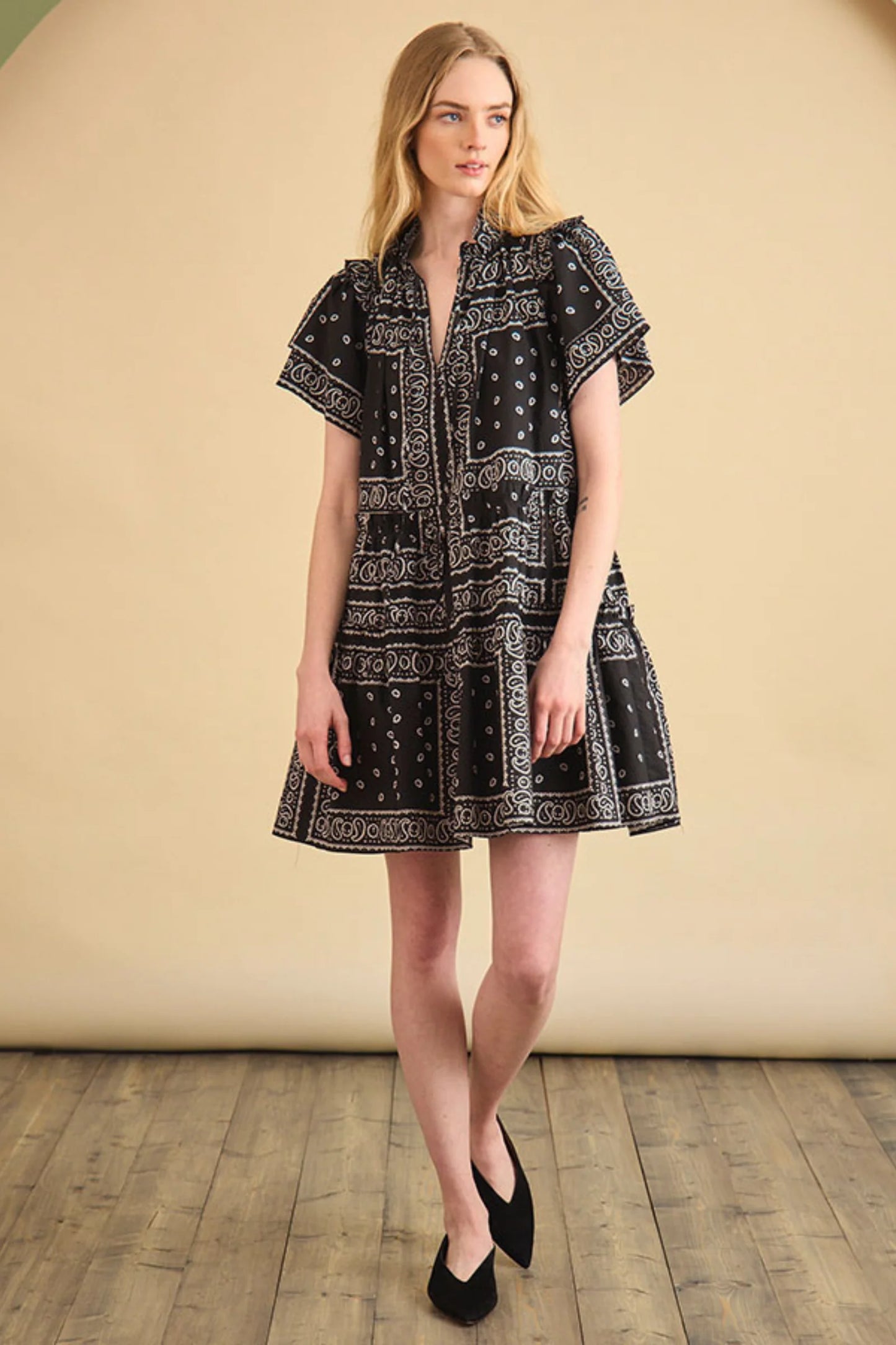 Merritt Dress - Aces Wild Black