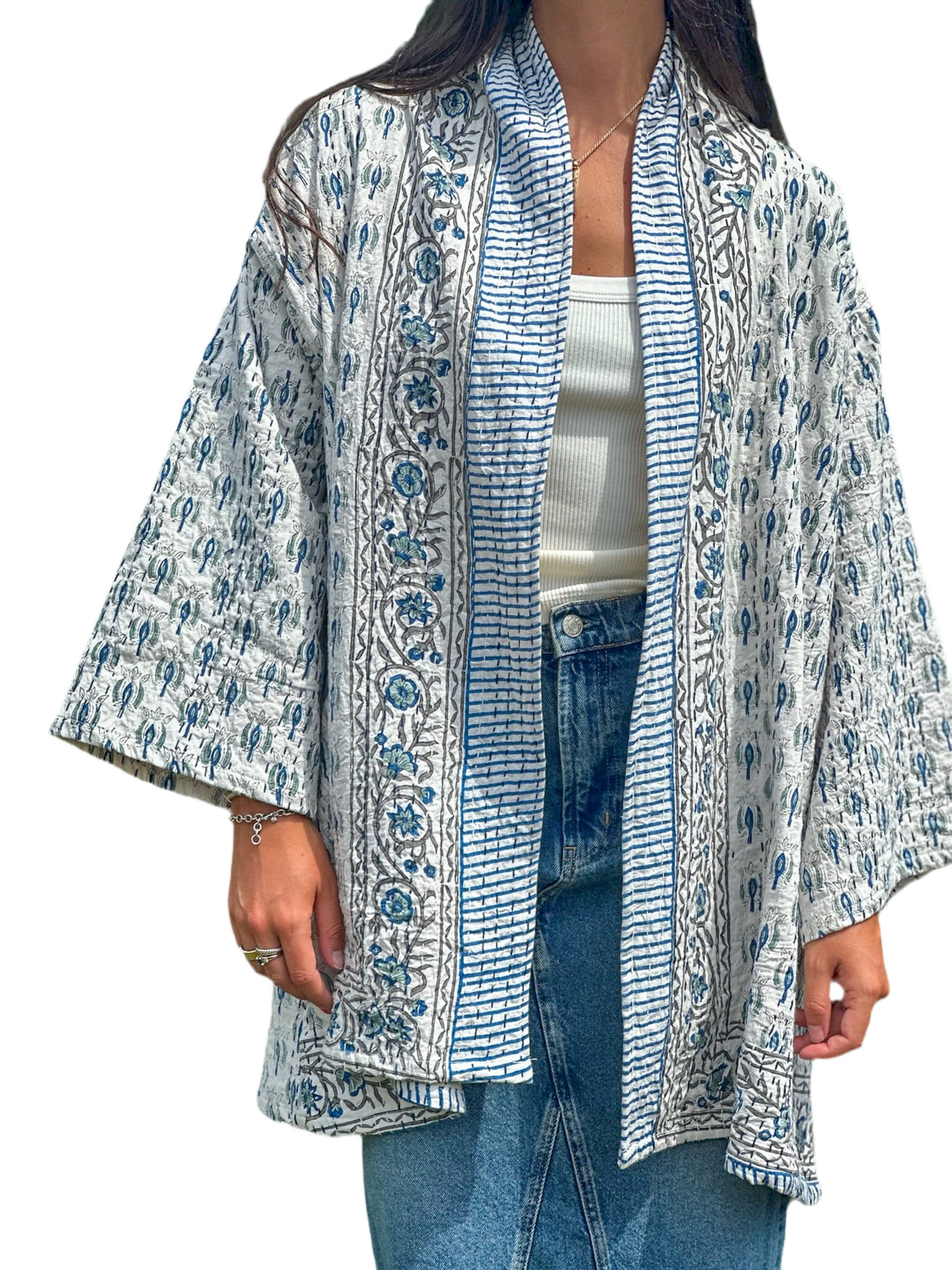 James Blanket Jacket - Blue