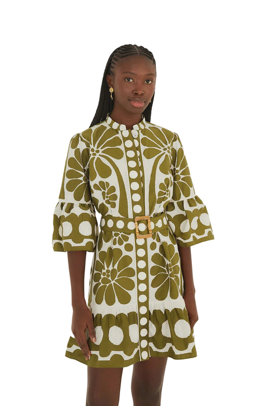 Palermo Green Mini Dress