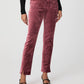 Cindy Straight Pant - Rose Tea Velvet