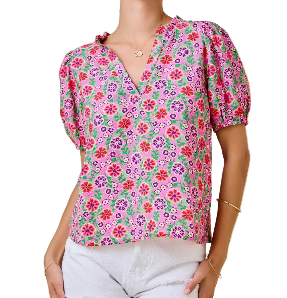 Lisa Floral Top