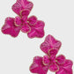 Kaia - Raffia Flower Earring