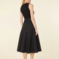 Sleeveless Midi Dress - Black