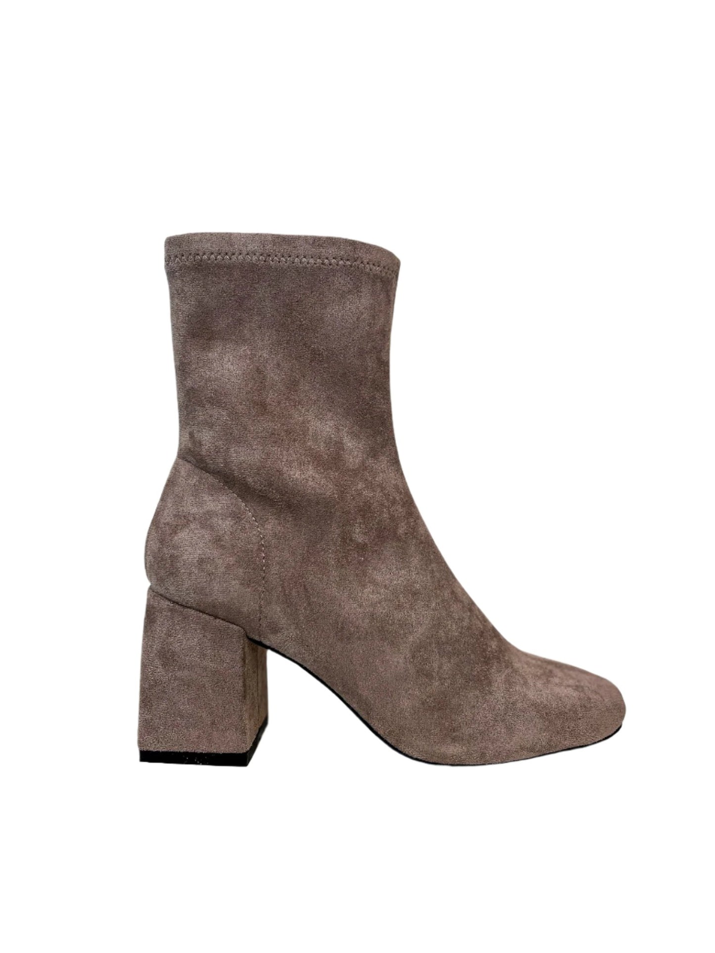 Carina Boot - Taupe Suede