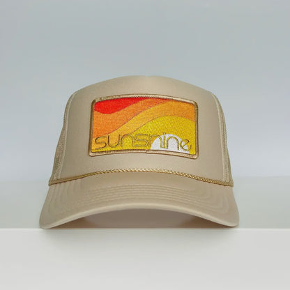 Sunshine Trucker Hat - Tan
