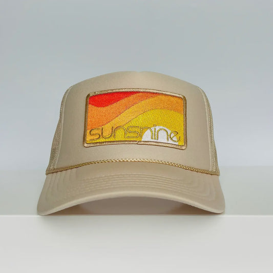Sunshine Trucker Hat - Tan
